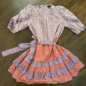 Ann Taylor belted mini dress